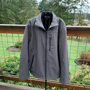 Kirkland Women's size Medium Gray Wind Resistant Fleece Lined Jacket